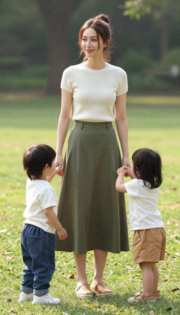 15. Maxi Skirt + Knit Top + Espadrilles