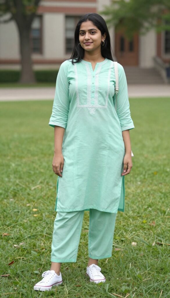 9. Co-ord Set: Kurti and Palazzo Set