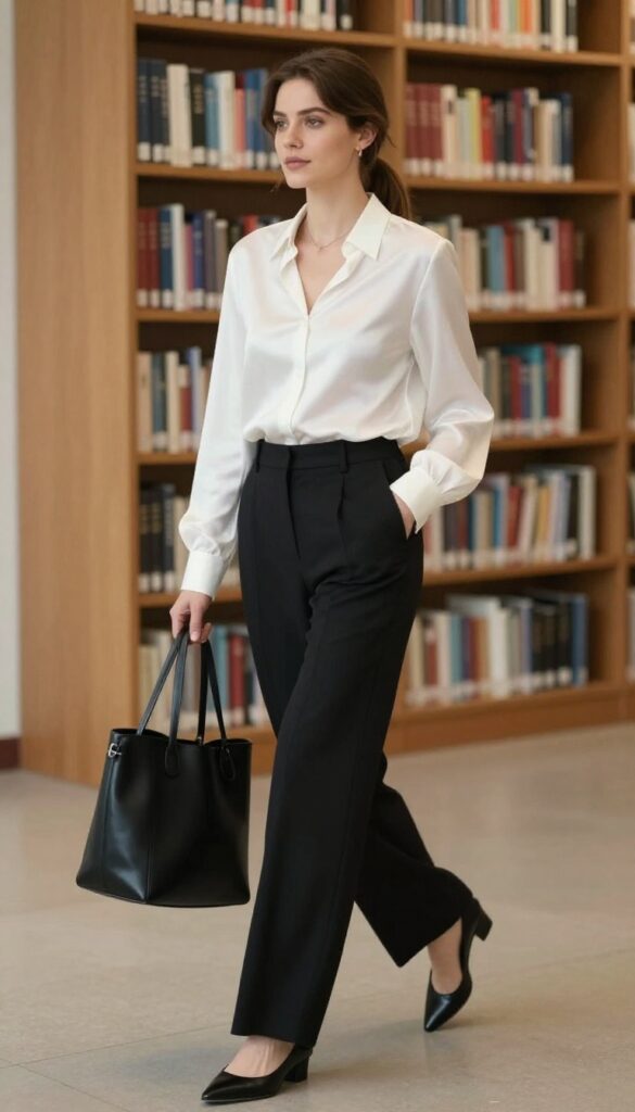 5. Business Major: Polished Basics & Tailored Pieces