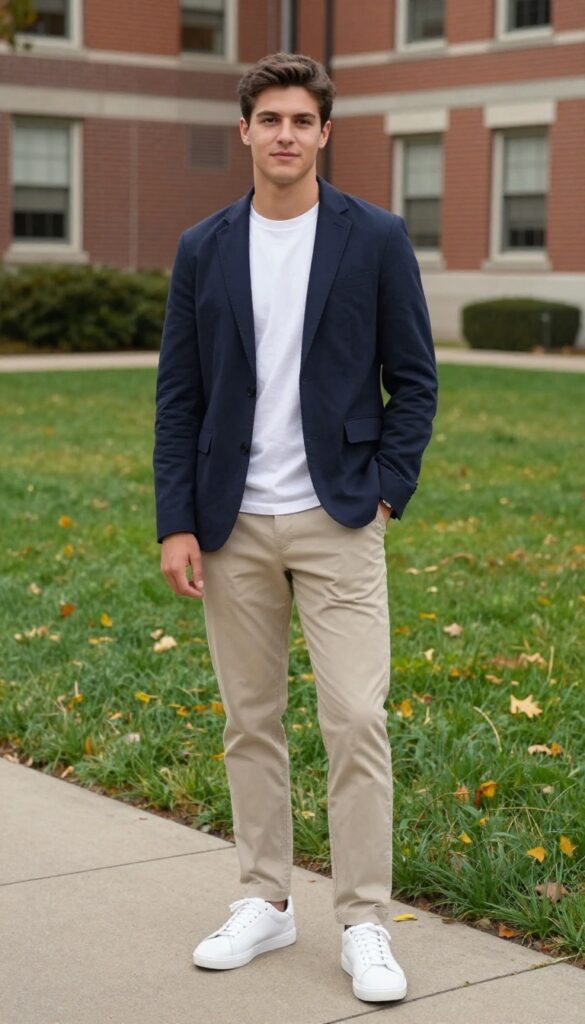4. The Smart Blazer with Casual Basics