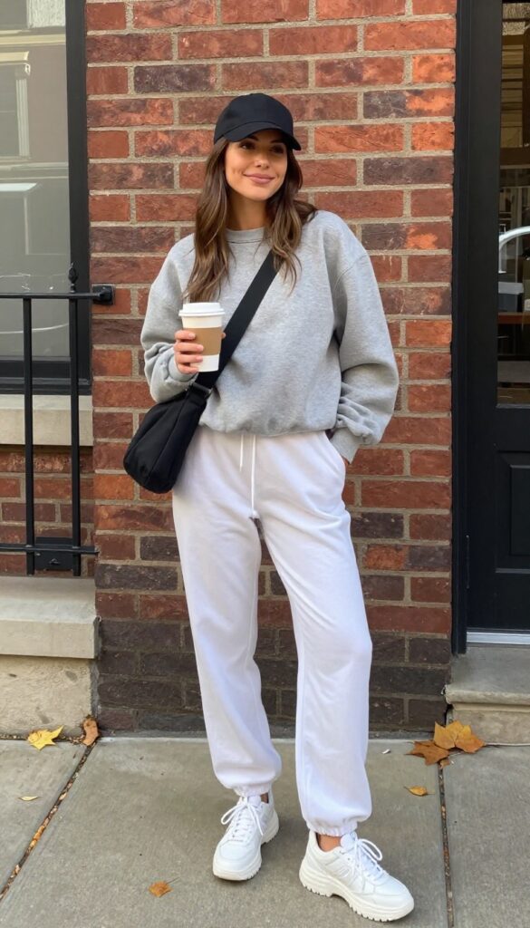 8. Sweatshirt and Track Pants