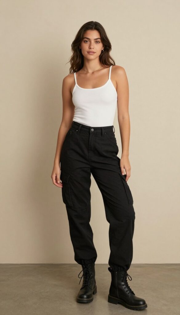 11. Cargo Pants & a Fitted Cami