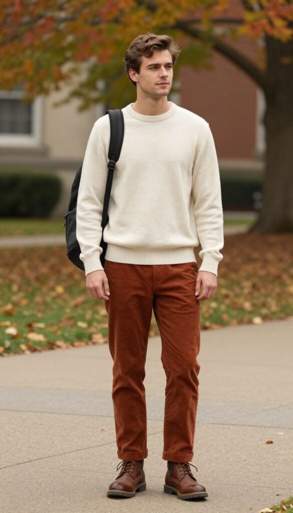 11. The Corduroy Pants Outfit
