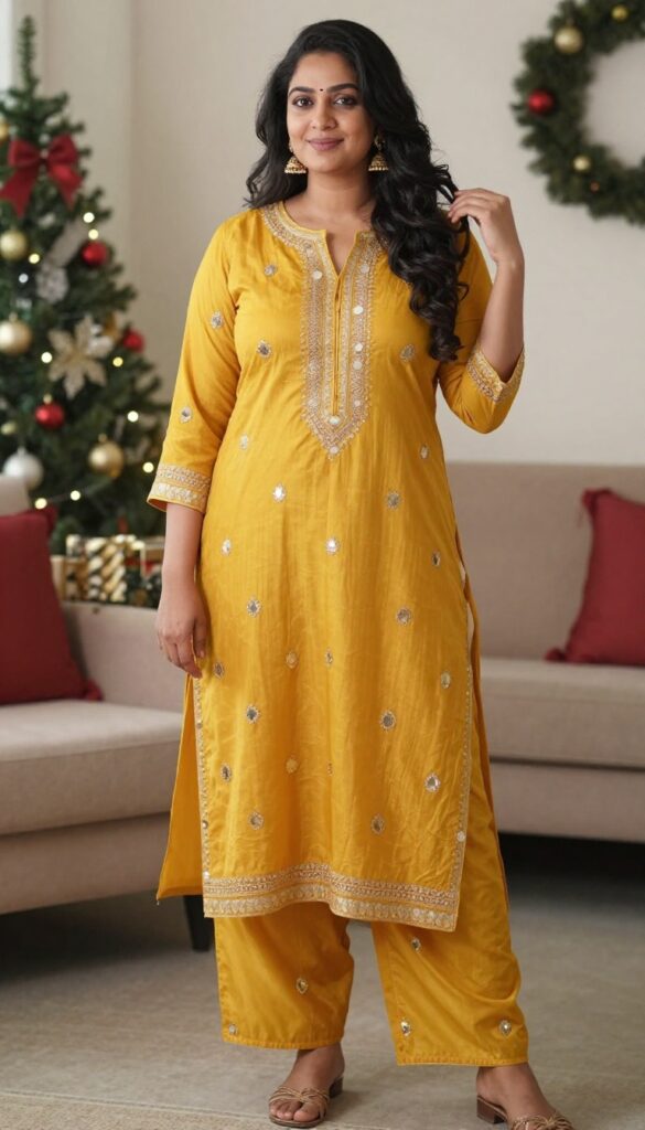 6. Embroidered Sharara Set with Net Dupatta