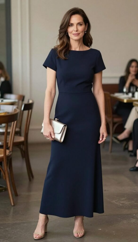 6. One-Shoulder Gown with a Side Slit