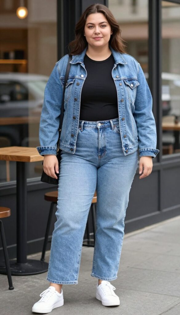 8. Straight-Leg Jeans and a Graphic Tee