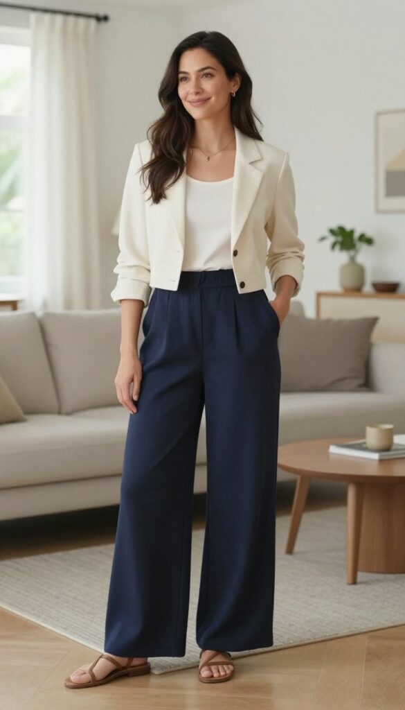 10. Jumpsuit with a Cropped Jacket