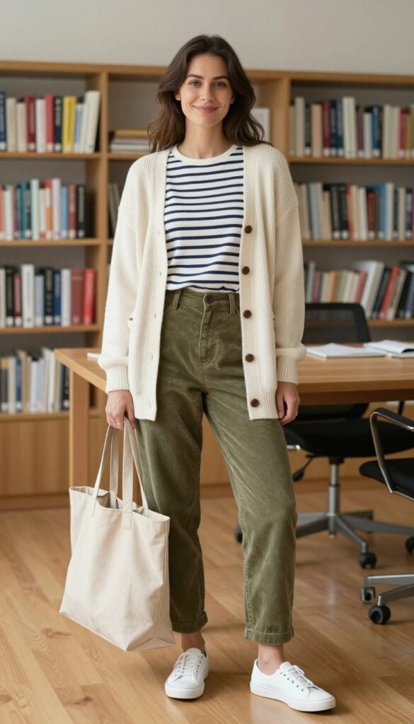 10. Education Major: Approachable & Layered Comfort