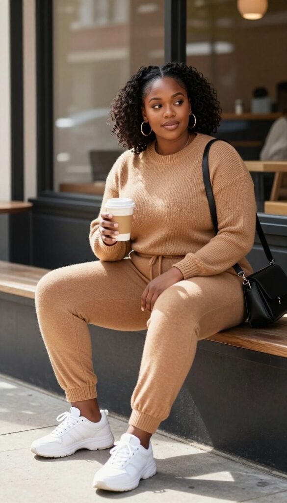 3. Cozy Knit Set for Weekend Errands