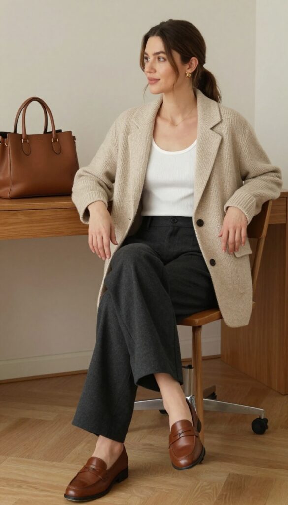 2. Polished Work-from-Home Look
