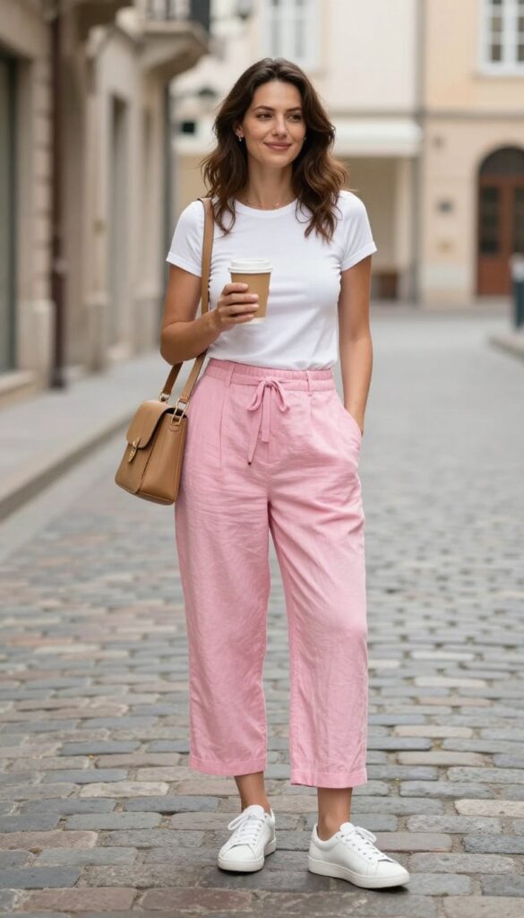13. Culottes with a Fitted Tee