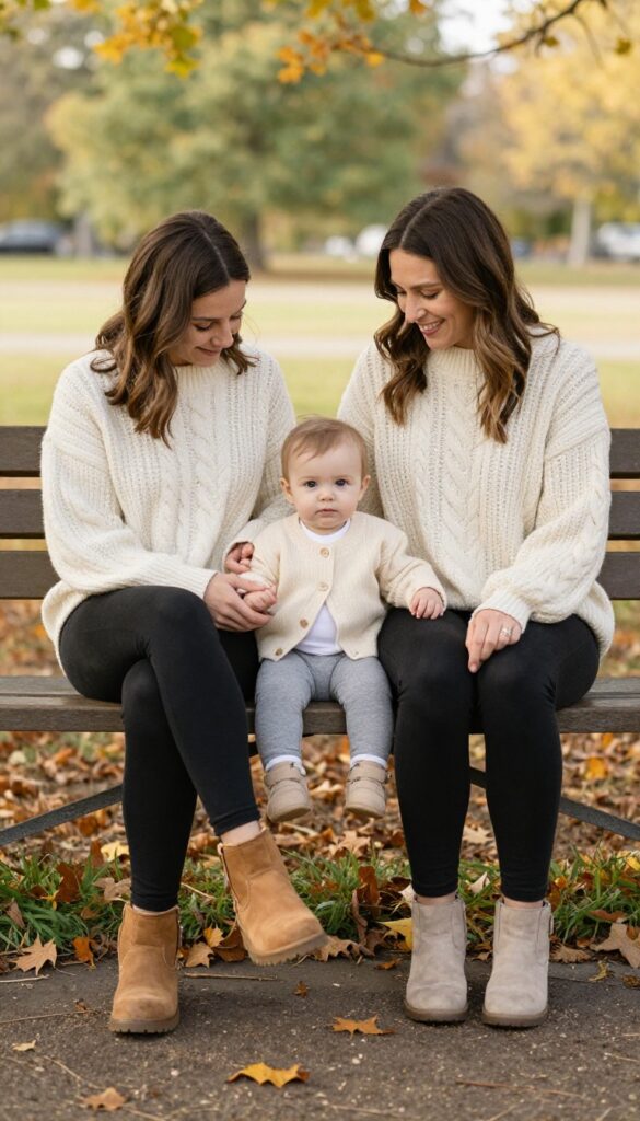 3. Cozy Knits in Neutral Tones