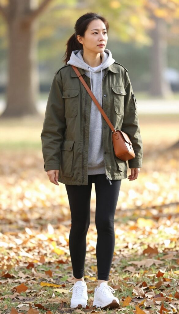 5. Utility Jacket Over a Hoodie