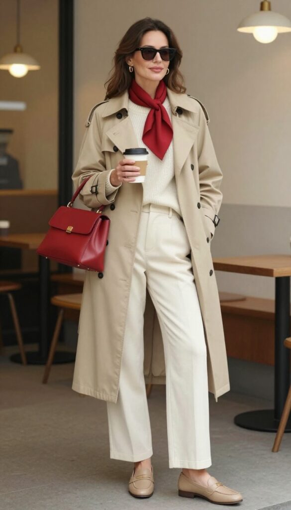 10. Monochrome Neutrals with a Pop