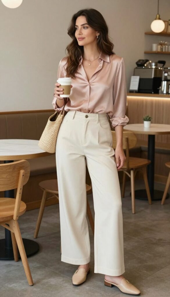 9. Brunch-Ready with a Blouse