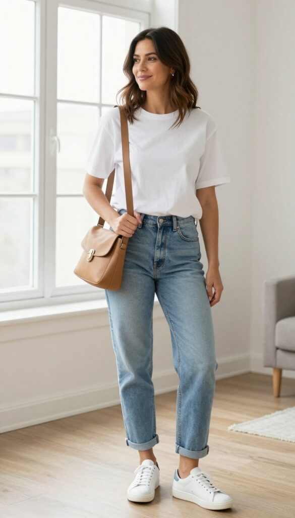 9. Blazer and Boyfriend Jeans