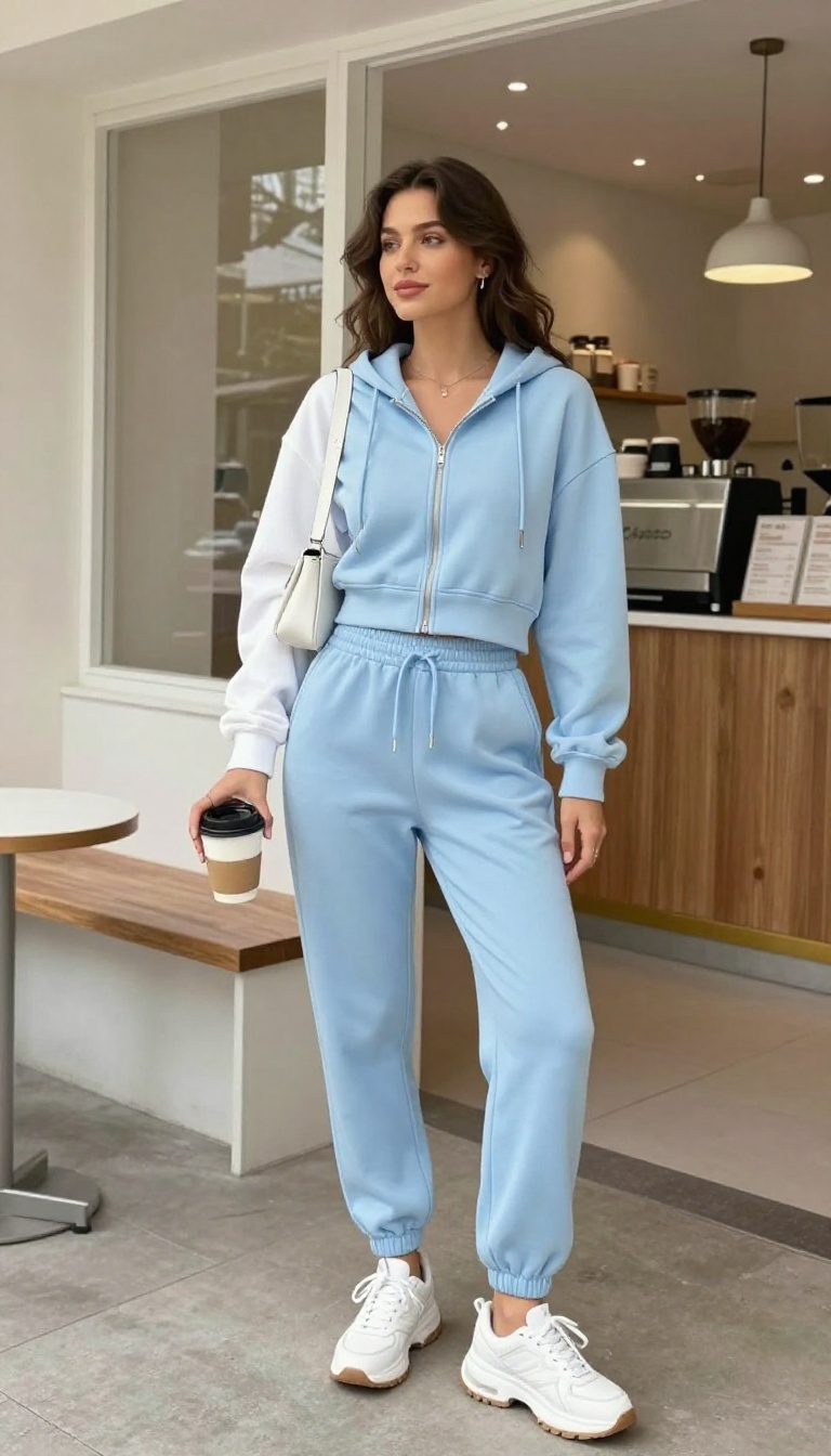 3. Pastel Tracksuit with a Modern Twist