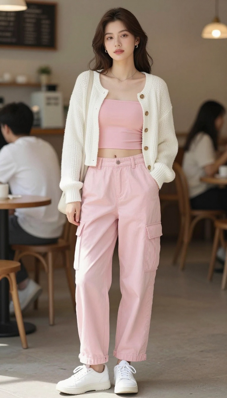 11. Cardigan Over a Tube Top