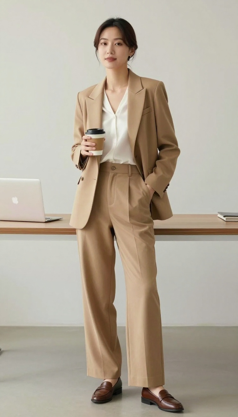 1. The Classic Tailored Blazer and Trousers
