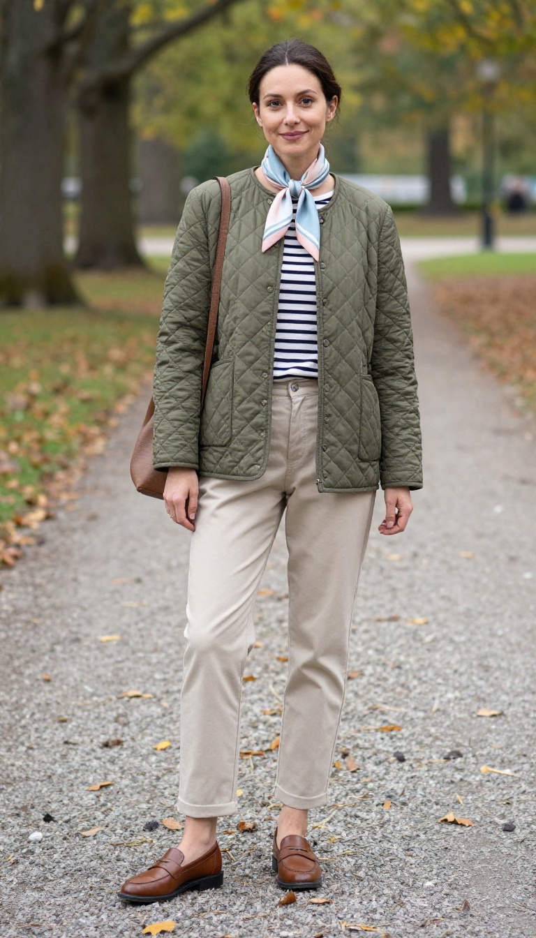10. The Quilted Jacket and Chinos