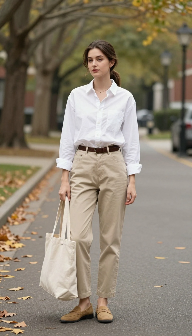 3. Oxford Shirt and Chinos