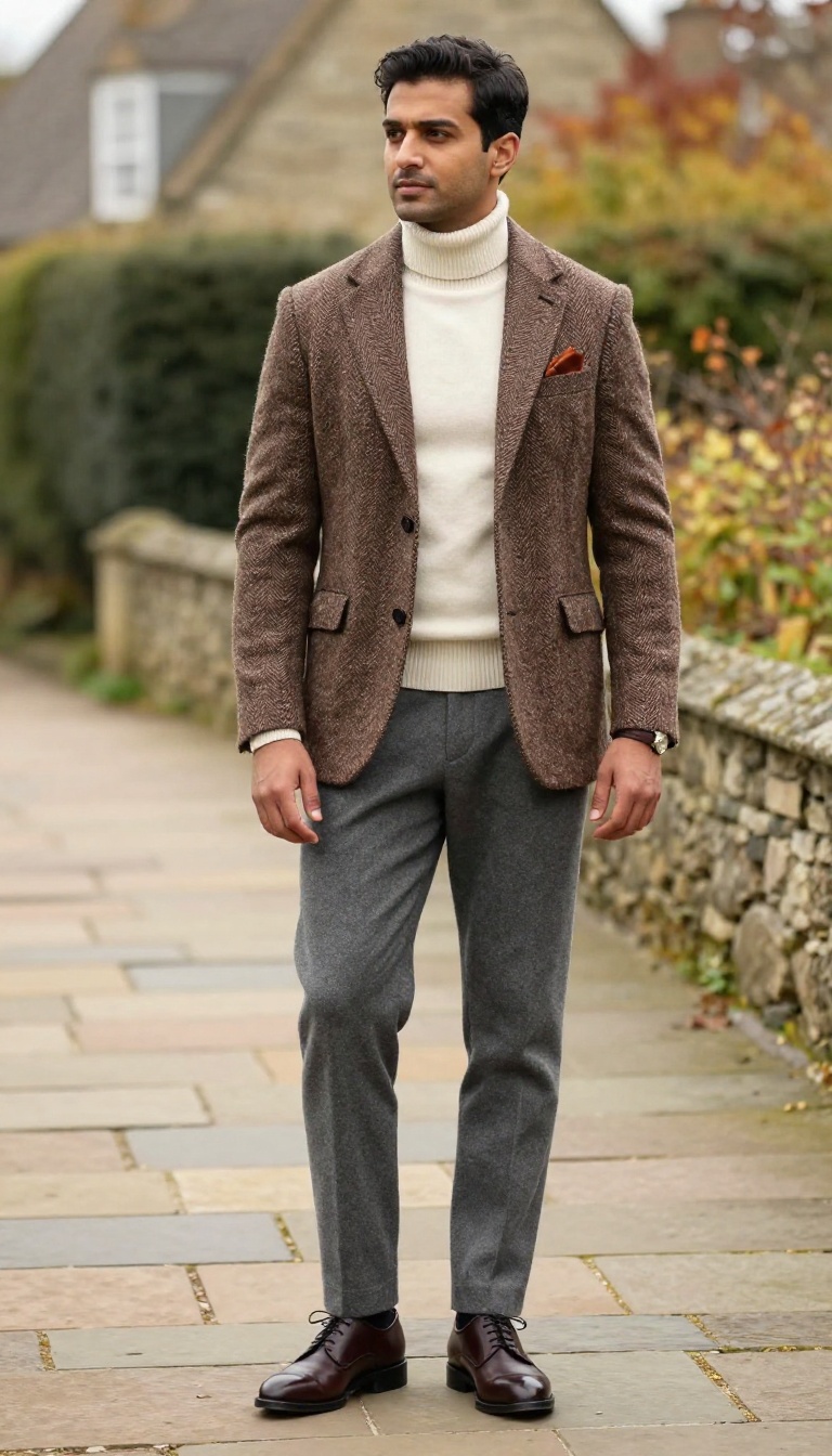 5. The Tweed Jacket and Wool Trousers