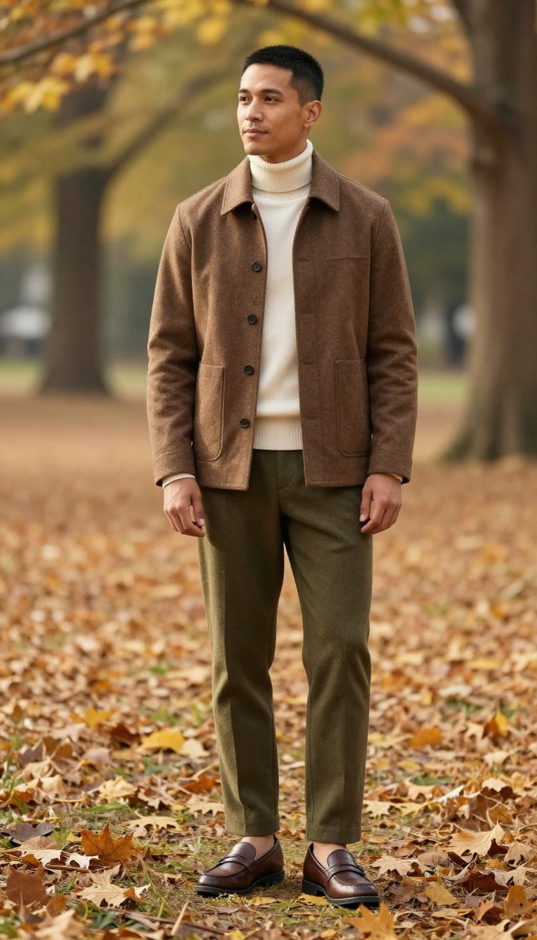 6. The Tweed Jacket and Wool Trousers Combination