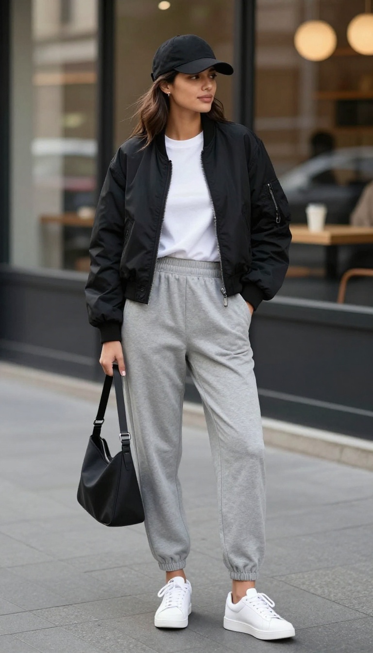 15. Track Pants + Fitted Jacket