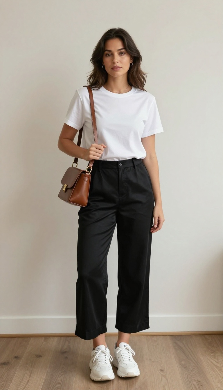 1. Slip Dress Over a White Tee