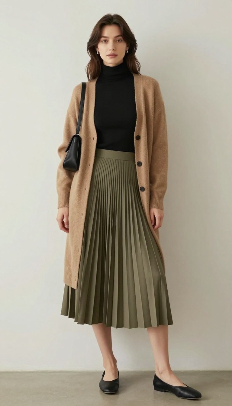 4. The Midi Skirt: Graceful and Professional