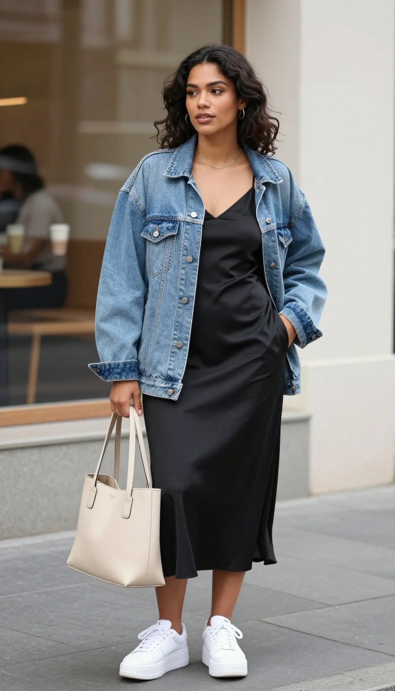 11. Mini Dress and Chunky Sneakers