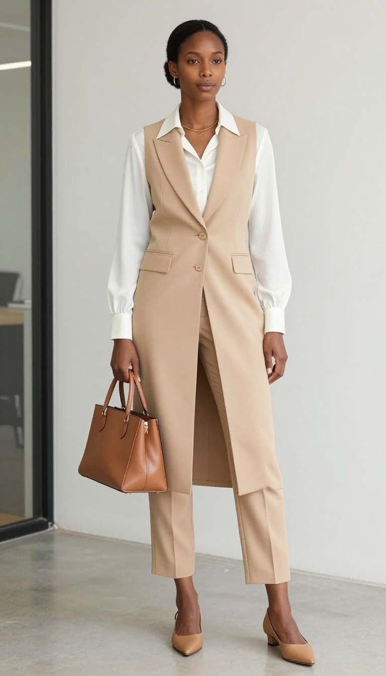 11. The Longline Vest and Trousers