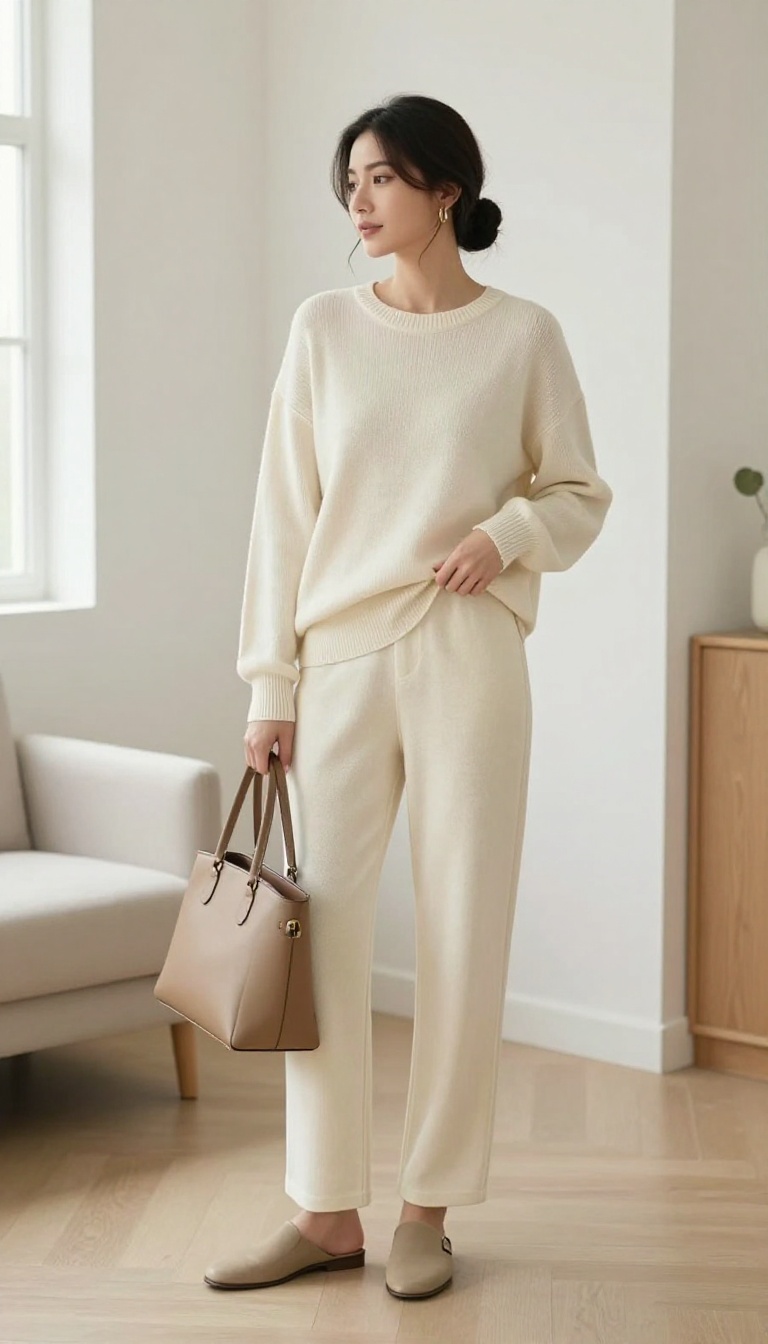 11. The Monochrome Knit Set