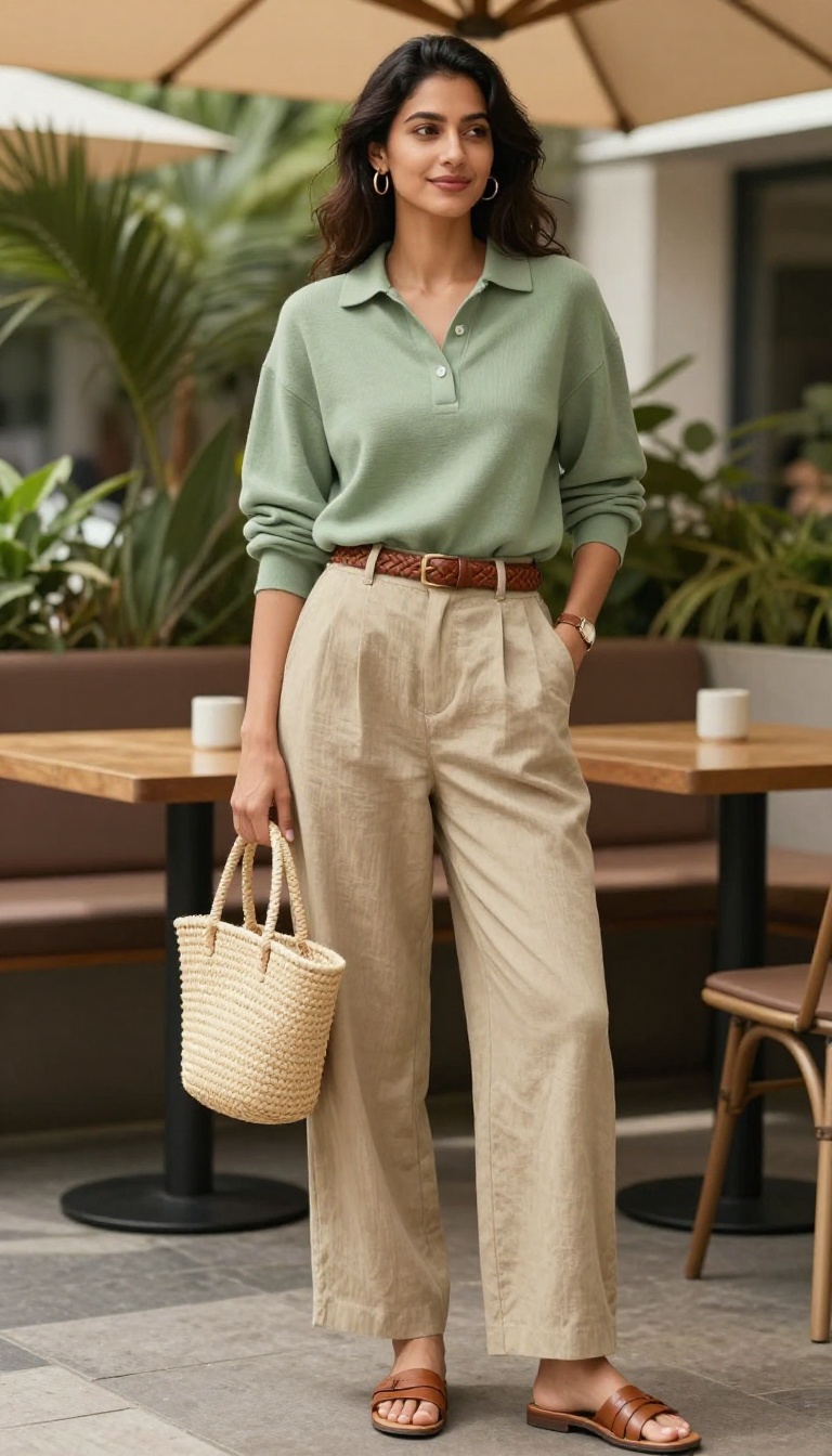 12. The Polo Shirt and Linen Trousers