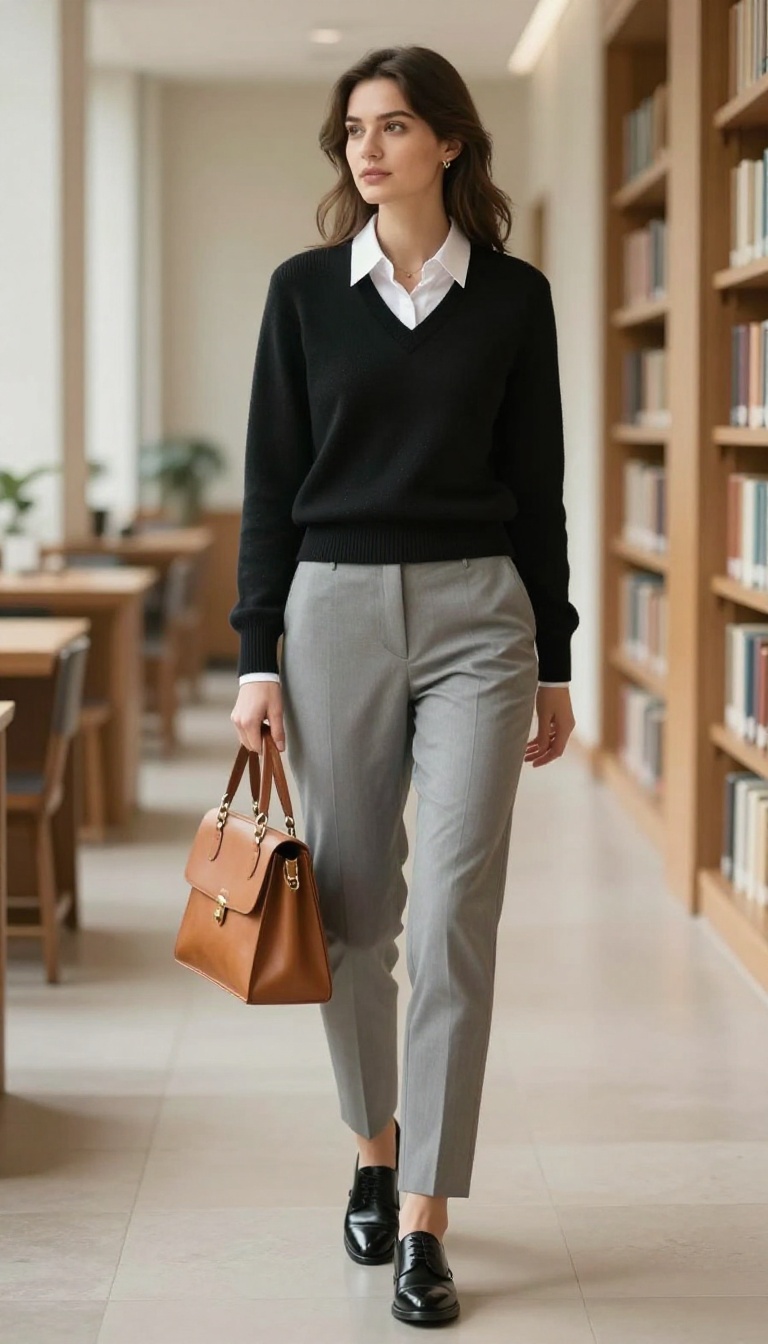 11. The Sweater Vest and Trousers