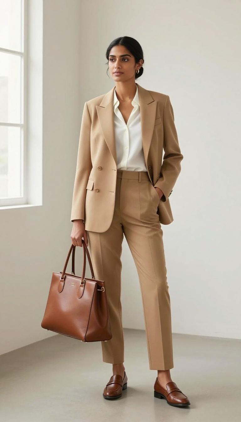 1. The Classic Tailored Blazer and Trousers