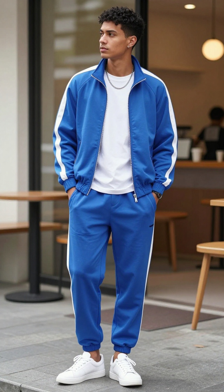 2. Retro Tracksuit With a Modern Twist