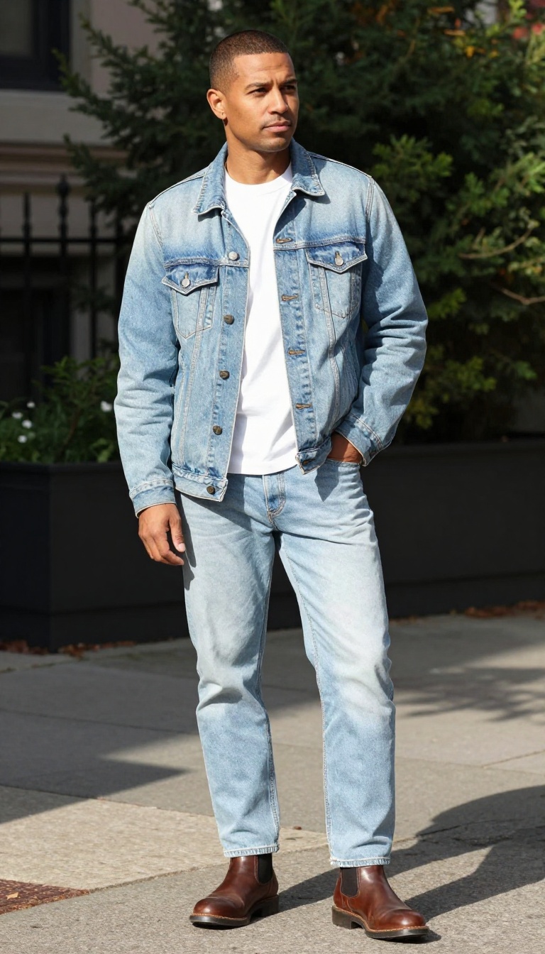 6. The Denim-on-Denim Canadian Tuxedo
