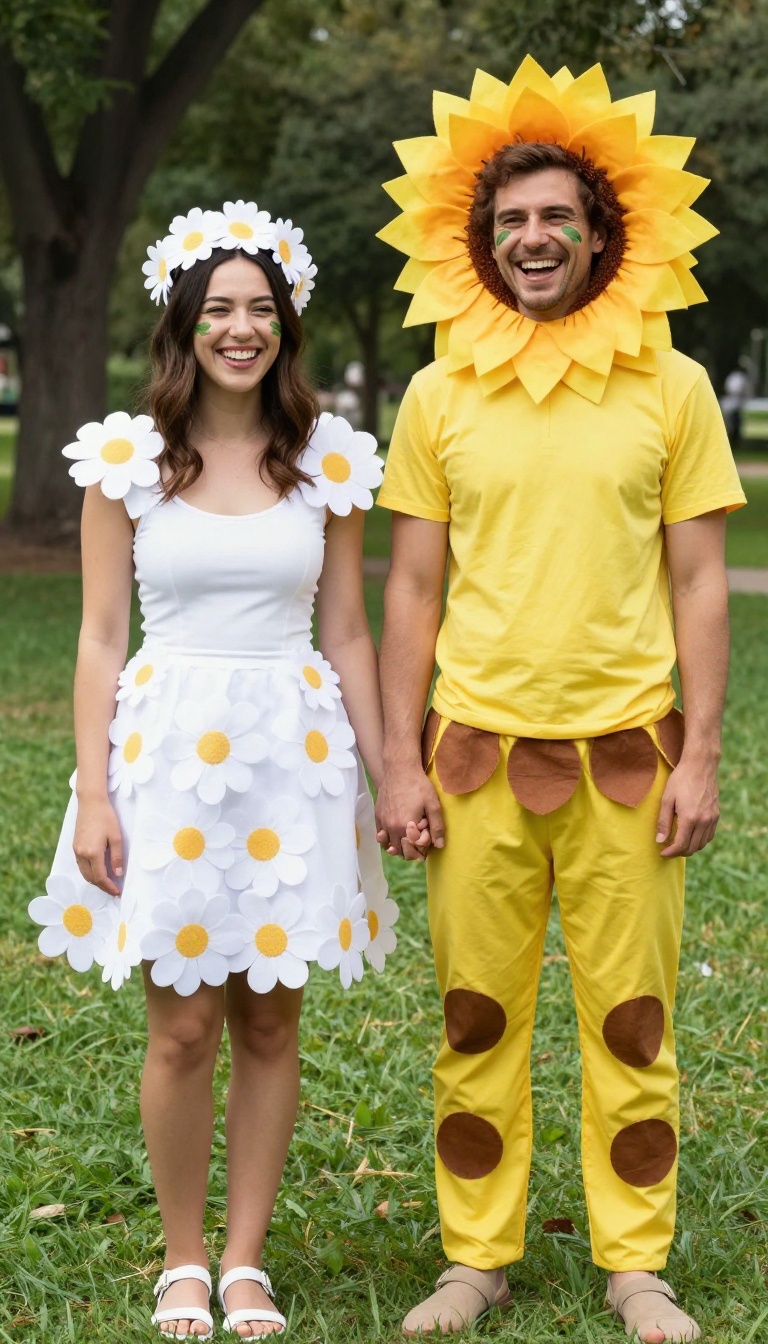 13. Flower Power: Daisy and Sunflower