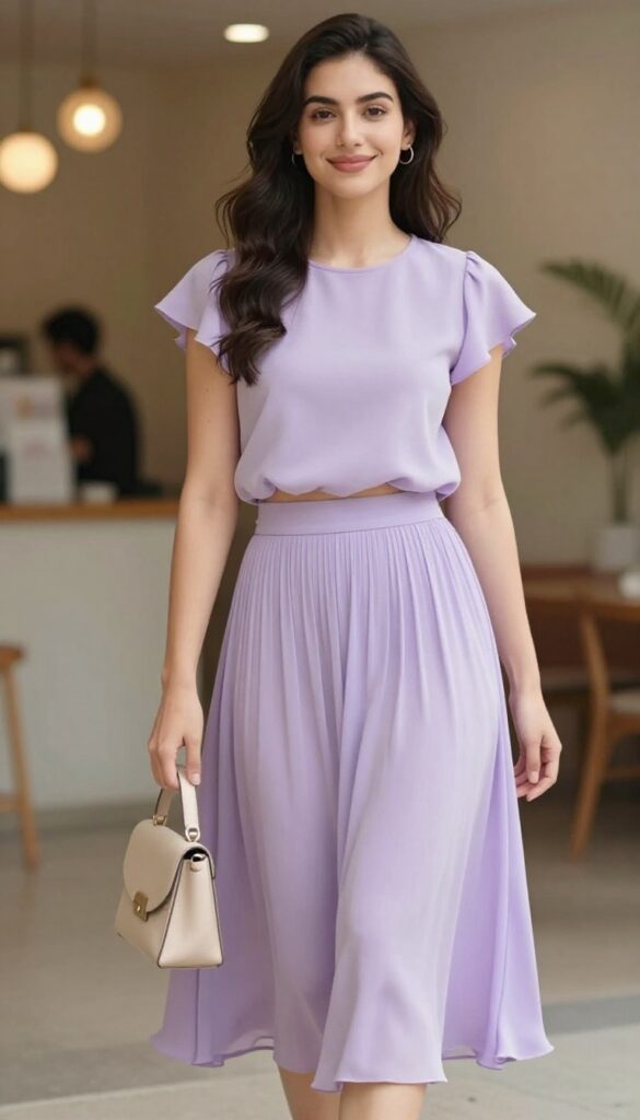 4. The Two-Piece Set with a Cropped Top