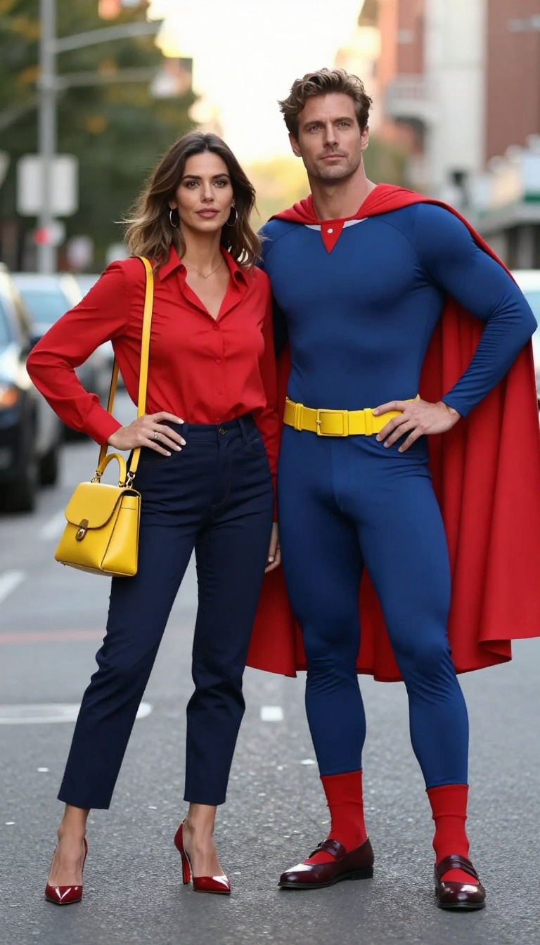 2. Pop Art Pair: Comic Book Heroes