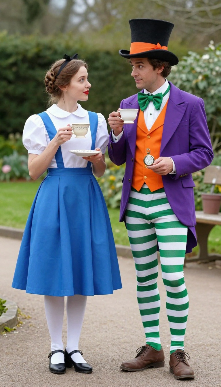 11. Literary Pair: Alice and the Mad Hatter