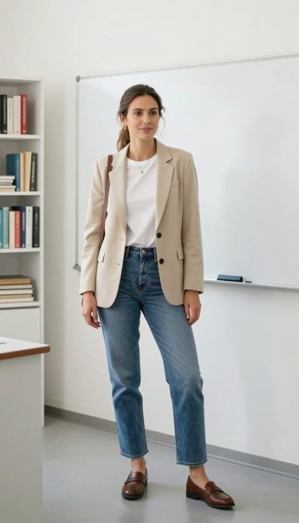 7. The Effortless Blazer and Jeans