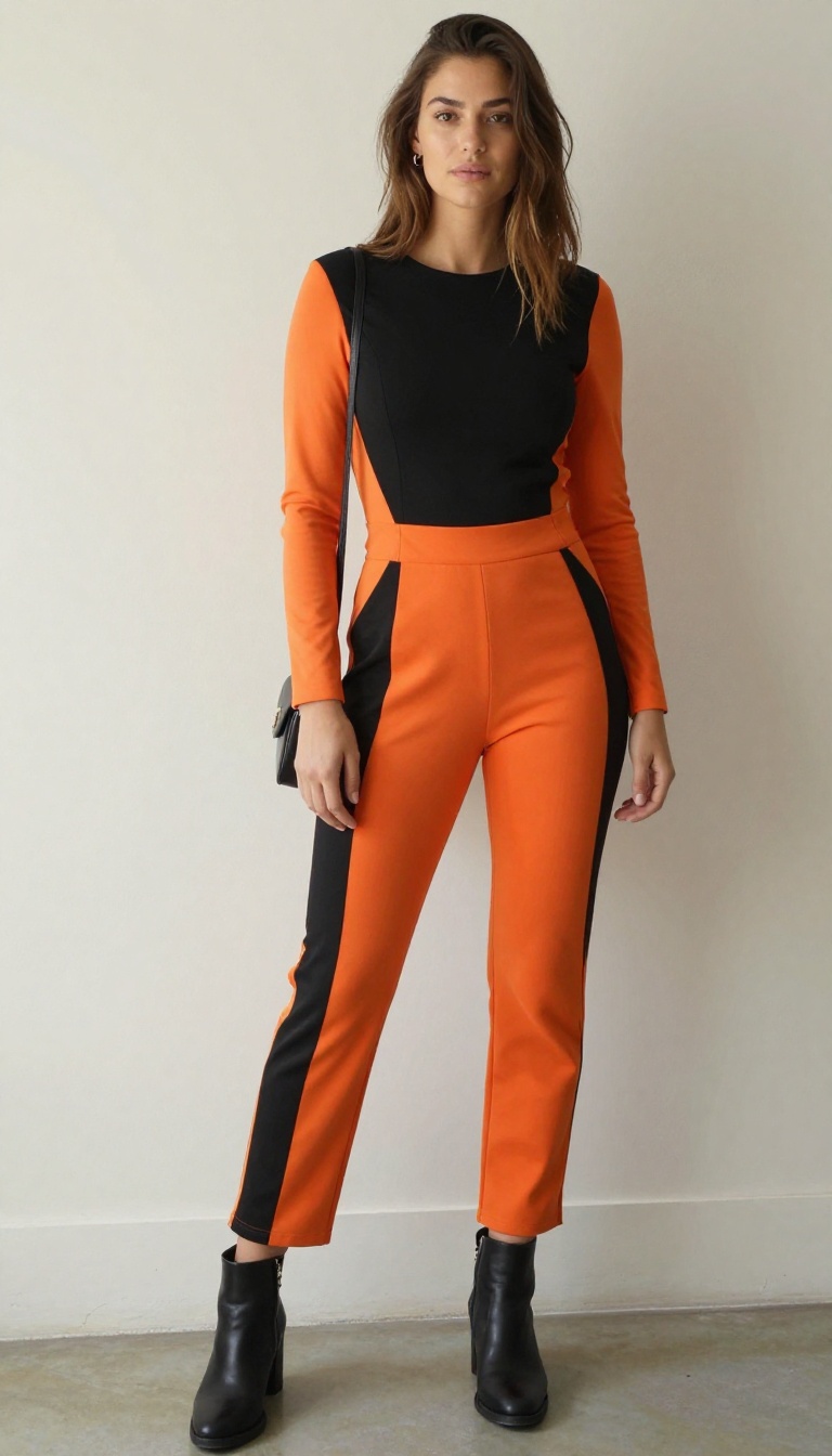 13. Color-Blocked Jumpsuit