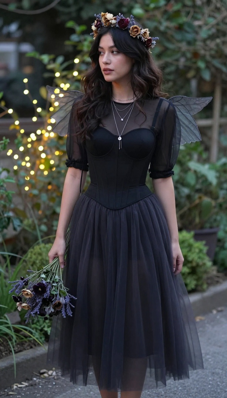 2. Gothic Garden Fairy