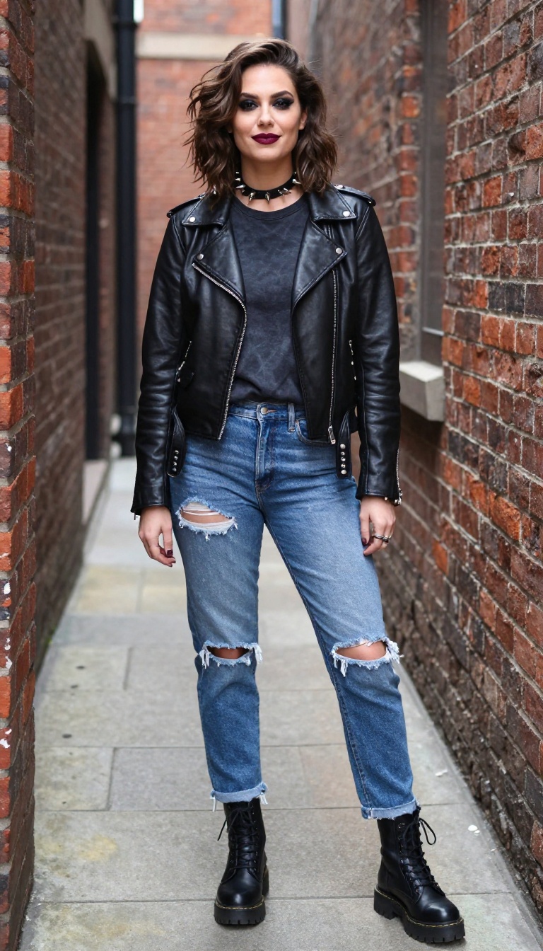 9. Punk Rocker in Leather