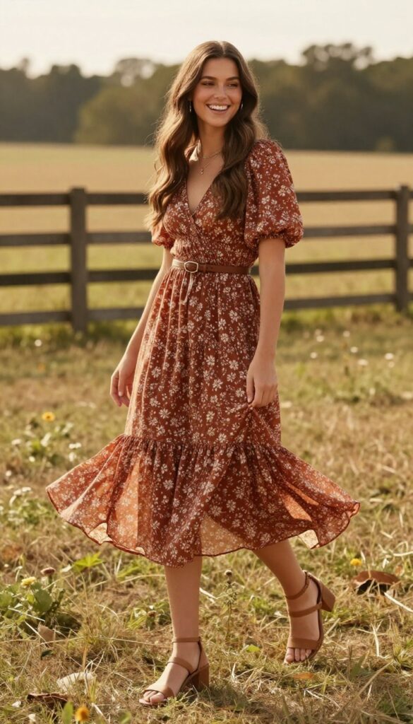 4. Prairie Princess: Flowy and Feminine