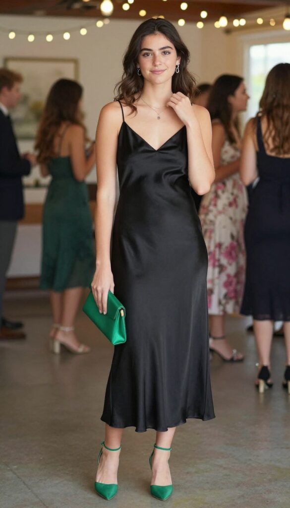 10. Classic Black Dress with a Timeless Appeal