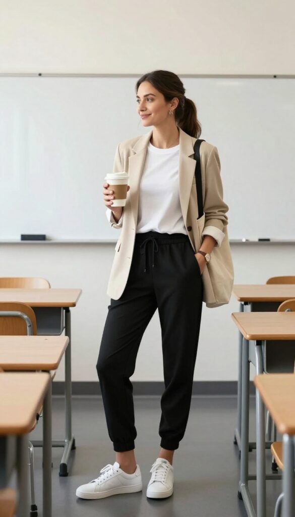 11. The Jogger and Blazer Mashup