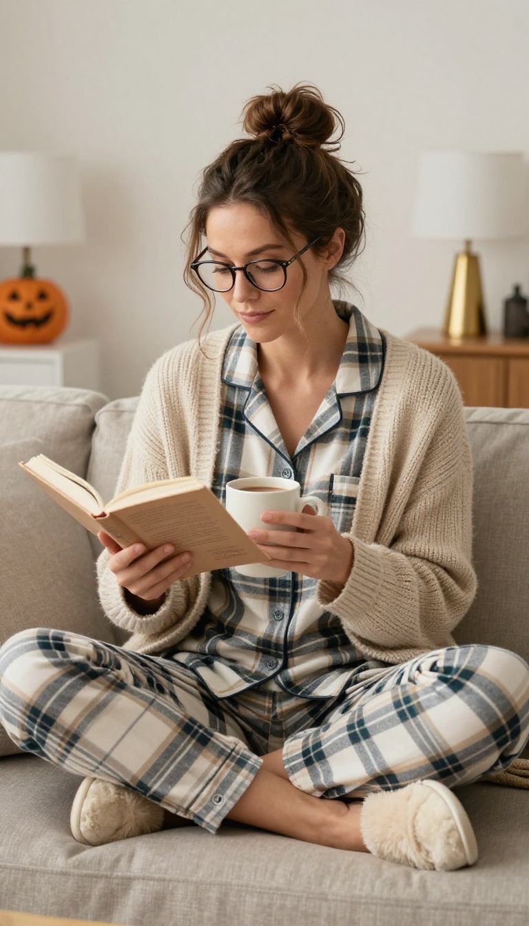 4. The Cozy Reader: Pajamas, Slippers, and a Book